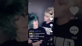 TikTok of AKrCos and Lemon Lemon
