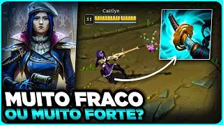 CAITLYN COM CHUVA DE CANIVETE TÁ FORTE NA NOVA SEASON? | MONO CAITLYN GAMEPLAY