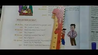 الاول متوسط/الوحدة الثالثة/الدرس الثالث/بعنوان Good Gwen and Lazy Len