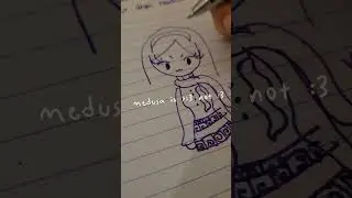 How to draw medusa day one of halloween drawings