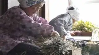 素朴さあふれる平丸のスゲ細工（新潟県妙高市）