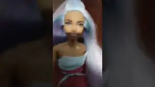barbie dress made up of mask