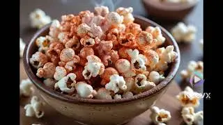 🍿🍫 Chocolate-Sprinkled Popcorn = Ultimate Sweet Snack! #shorts #popcorn