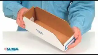 Heavy Duty Cardboard Shelf Bins