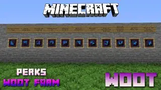 Perk Upgrade 💠 Minecraft Woot Tutorial 💠 English 💠 #Minecraft