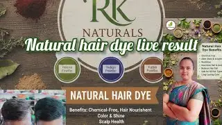 🎉 Natural hair dye live result 🎉 pongal offer 100gm 199rs only + 5gm lipbalm free #what - 8915671852