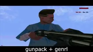 SLIV MY GTA! WINTER MOD, GENRL, GUNPACK BY SKRILLEX, TIMECYC, CROSSHAIR, CLEO