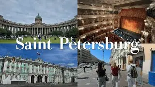 【ロシア旅行Vlog】サンクトペテルブルクで芸術と歴史を満喫｜エルミタージュ美術館・ペテルゴフ宮殿・ミハイロフスキー劇場