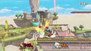 Max Rage Bowser+Aerial Forward Smash+My Opponent at 50% equals..