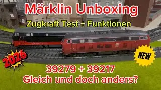 Doppeltes Lottchen: 2x Märklin BR 218 Unboxing & im Funktions-Check 🔍