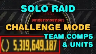 Nier Blacksmith Solo Raid 5 Challenge Mode Team Comps | Nikke 9810811510911663