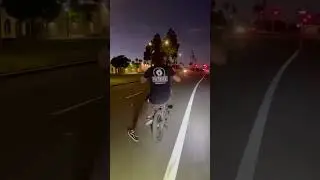 Night wheelies #ebike #wheelies #stuntlife