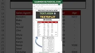 Excel Pro Tricks: Dynamic Excel Formula to Restructure Excel data with TEXTSPLIT & TEXTJOIN Function
