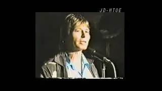 1990- John Denver - Japan news conf. for  Flower that Shattered the Stone duet with Kousetsu Minami