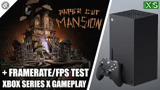 Paper Cut Mansion - Xbox Series X Gameplay + FPS Test