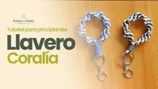 Tutorial Macramé: Llavero Coralía Paso a Paso 🧵 | Ideal para Principiantes Aprende a Tejer DIY