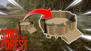 Как построить комнату в форме октагона | Sons Of The Forest