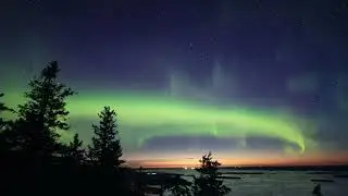 Koli National Park - Aurora Borealis 16.-18.4.2021 [TIMELAPSE 4K]