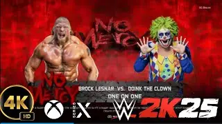 Brock Lesnar vs Doink the Clown @ No Mercy WWE 2K25