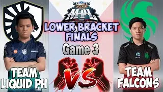 Team Liquid PH vs Team Falcons Game 3 Lower Bracket Finals | TLPH vs FLCN Game 3 | MPL S15  | MLBB