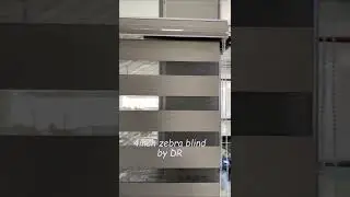Custom Blackout 4 inches Zebra Blinds #Blinds