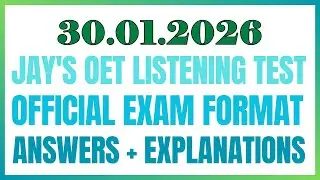 OET READING TEST  30.01.2026 #oet #oetexam #oetnursing #oetlisteningtest