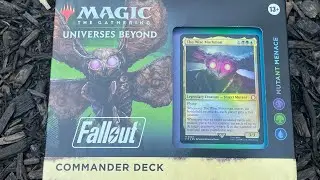 MTG Fallout Mothman Commander Deck Unboxing
