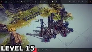 Besiege Ipsilon Level 15 - Terrible Double Trebuchet
