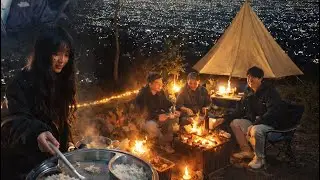 One Night Staycation ⛺️ with friends/ Glampout 