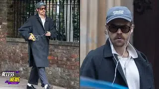 Harry Styles Turns Heads in London 🧥🎧 | &ldquo;Techno Is My Boyfriend&rdquo; Hat Steals the Show 🧢