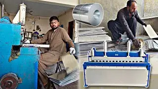 Iron Sheet Cutting | How to cut Iron Sheet | Iron Sheet Cutting Tutorial