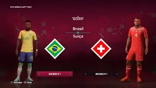 ⚽𝗙𝗜𝗙𝗔 𝟮𝟯 - 🏆𝗖𝗼𝗽𝗮 𝗱𝗼 𝗠𝘂𝗻𝗱𝗼 𝗱𝗮 𝗙𝗜𝗙𝗔&trade; 𝟮𝟬𝟮𝟮 - 🇧🇷 𝗕𝗿𝗮𝘀𝗶𝗹 🇧🇷 ❌ 🇨🇭 𝗦𝘂𝗶́𝗰̧𝗮 🇨🇭