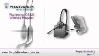 Plantronics CS520 Wireless Headset Video Overview