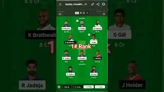 India vs West Indies🔴 test match best dream11 prediction winning team #india #westindies #testmatch