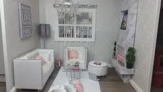 DIY American Girl Doll Living Room Tour and Set Up