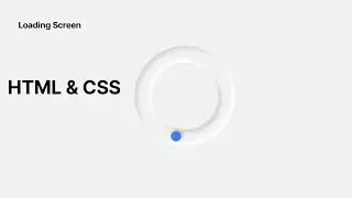 CSS Loading Spinner | CSS Spinner Animation Using HTML and CSS | Mr Code Box