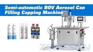 How To Use Semi Automatic BOV Aerosol Filling Capping Machine?