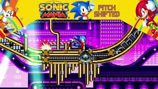 Stardust Speedway Zone (Act 2) (Pitch Shifted) - Sonic Mania