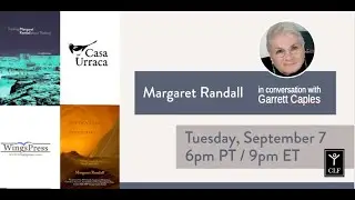 CITY LIGHTS LIVE! Margaret Randall in conversation with Garrett Caples