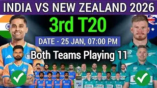 India vs New Zealand 3RD T20 Playing 11 | IND vs NZ Playing 11 | IND vs NZ Final Playing 11