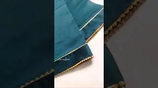 Samosa lace using with sleeves design || Samosa lace se banye baju design #shorts​#viralvideo​#daily