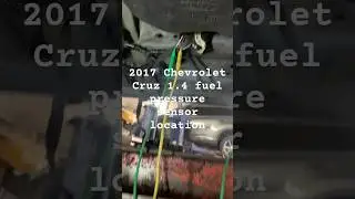 2017 Chevrolet Cruz 1.4 P018C fuel pressure sensor faulty #automobile #car #mechanic #nissan #fix