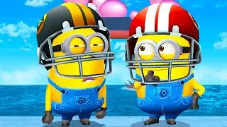 Quarterback Minion Costume upgrade with Golden Tickets ! Despicable Me Minion rush PC