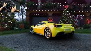 Ferrari 488 GTB Crashing Chaos | Forza Horizon 5 Logitech G29 Wheel Gameplay