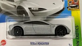 BEST E-CAR? HOT WHEELS TESLA ROADSTER 1/10 HW EXOTICS FROM 2022 