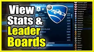 Как проверить свою статистику, рейтинг и позицию в таблице лидеров в Rocket League (быстрый способ!)