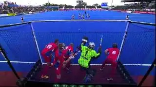 RUS 1-1 FRA Charlet fires in a dragflick to equalise #UEHC2015 #EHC2015