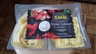 Costco Sale Item Review Rana Maine Lobster Ravioli Ingredients Nutrition Facts Cooking & Taste Test