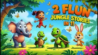 2 Fun Jungle Stories in 1 | The Ant & Elephant + Tilly & Benny 3D Kids Story