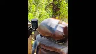 Spray paint for bike parts😍A new look for an old vehicle💪🥰#autopaint #bike #galle